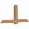 Ekena Millwork Eugene Smooth Timber Gable Bracket, Western Red Cedar, 72"W x 33"H x 5 1/2"D x 5 1/2"F, 11/12 Pitch GBW072X33X0606EUG00SWR - alternate 3
